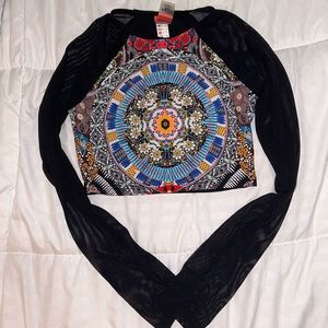 Brand new boho swim top